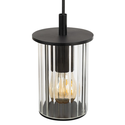 Norfolk buitenhanglamp Zwart