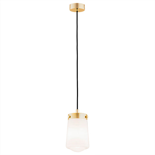 Pasadena hanglamp Wit-messing
