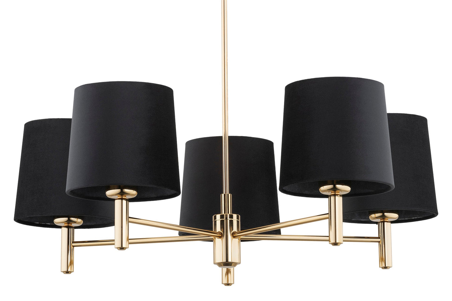 Ponte Plus zwart glamour kroonluchter sfeerfoto 7