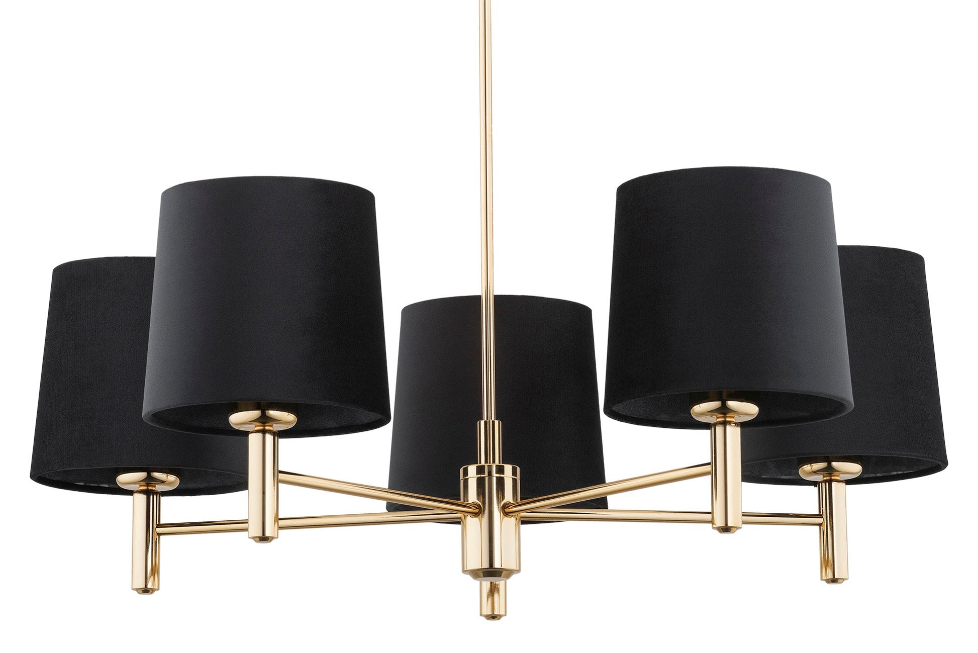 Ponte Plus zwart glamour kroonluchter sfeerfoto 7