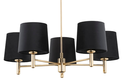 Ponte Plus zwart glamour kroonluchter sfeerfoto 7