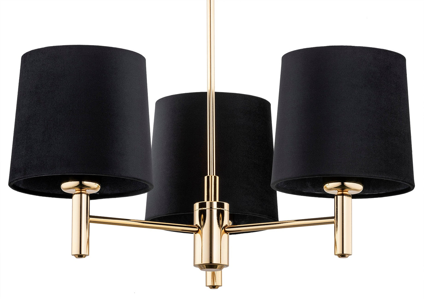 Ponte Plus zwart glamour kroonluchter sfeerfoto 3