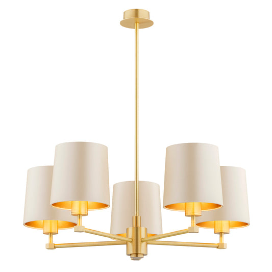 Princeton beige-goud kroonluchter