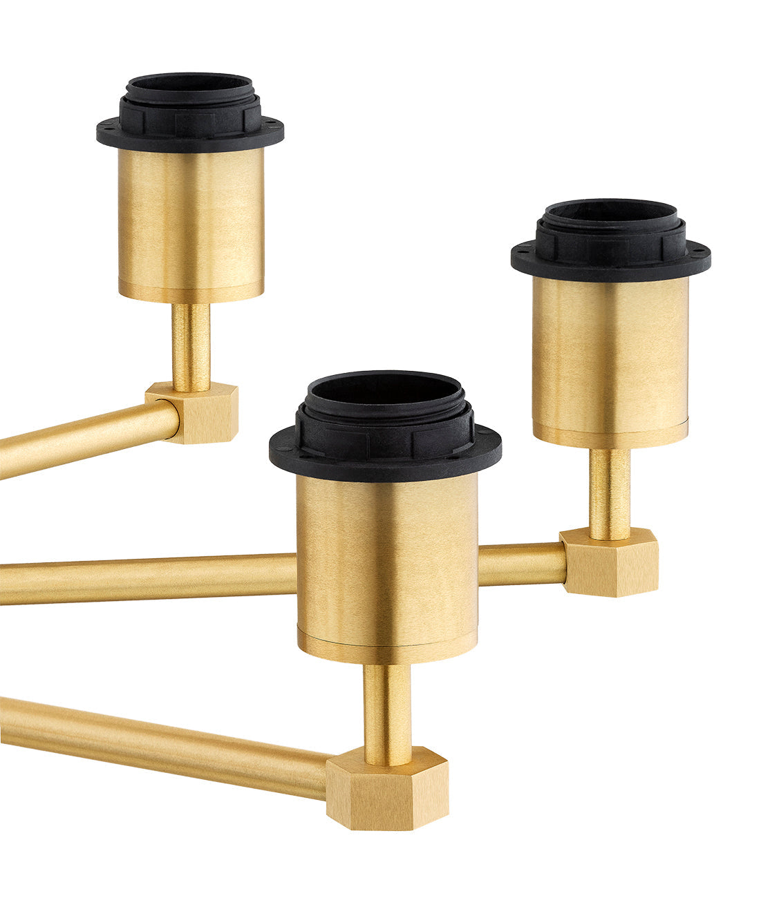 Princeton beige-goud kroonluchter sfeerfoto 15