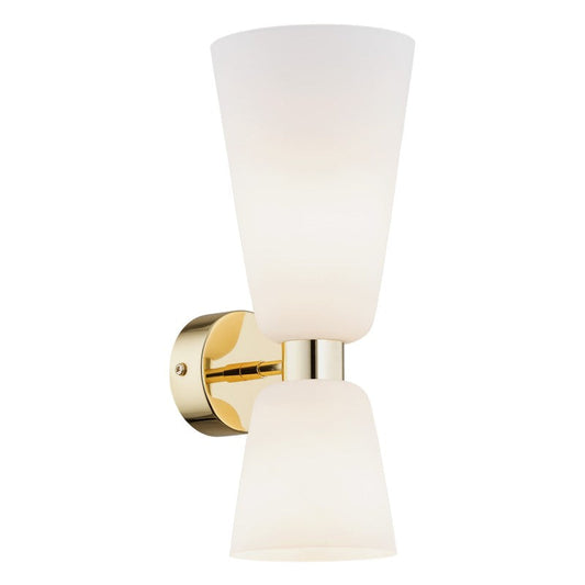 Reno wandlamp Messing