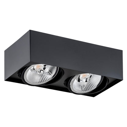 Rodos Plus plafondlamp Zwart