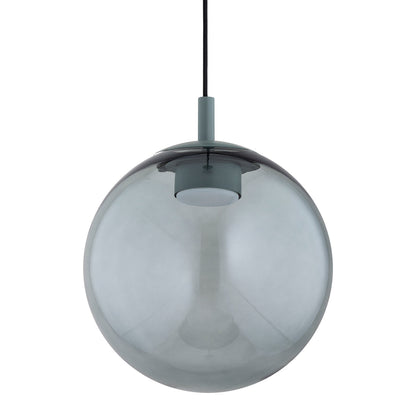 Sacramento hanglamp Rookglas-flessengroen