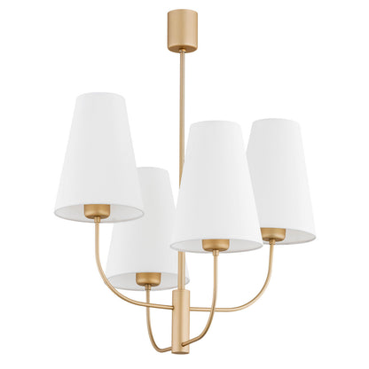 Safiano wit-goud glamour kroonluchter sfeerfoto 4