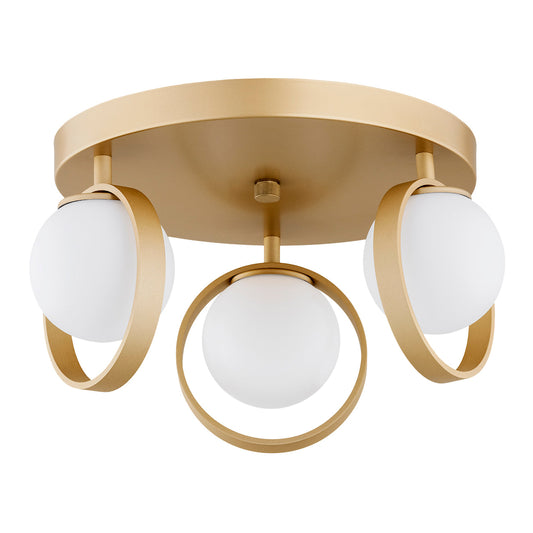 Saturnia plafondlamp Goud