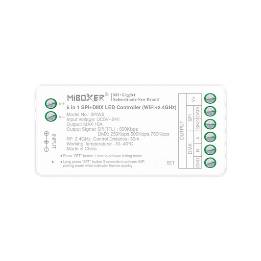 Mi-Light Magic 5-in-1 DMX WiFi controller SPIW5
