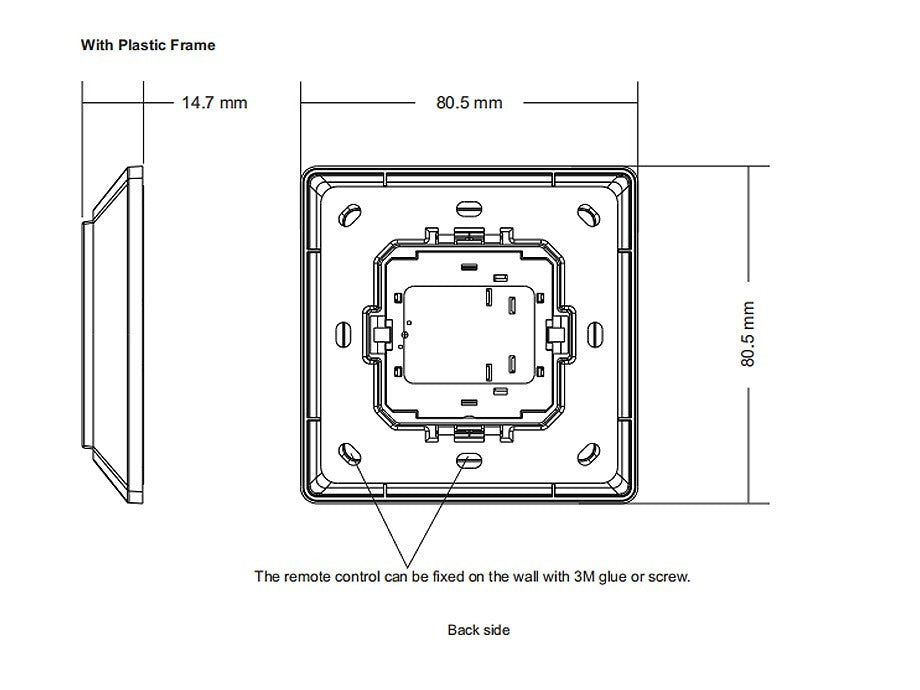 LED2 SR-ZGP2801K4-CCT-E technische tekening