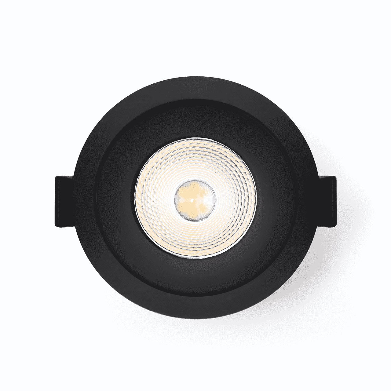 Solano LED-Einbaustrahler 9W CCT dimmbar IP44 schwarz/weiß