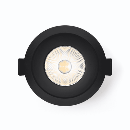 Solano LED-Einbaustrahler 9W CCT dimmbar IP44 schwarz/weiß