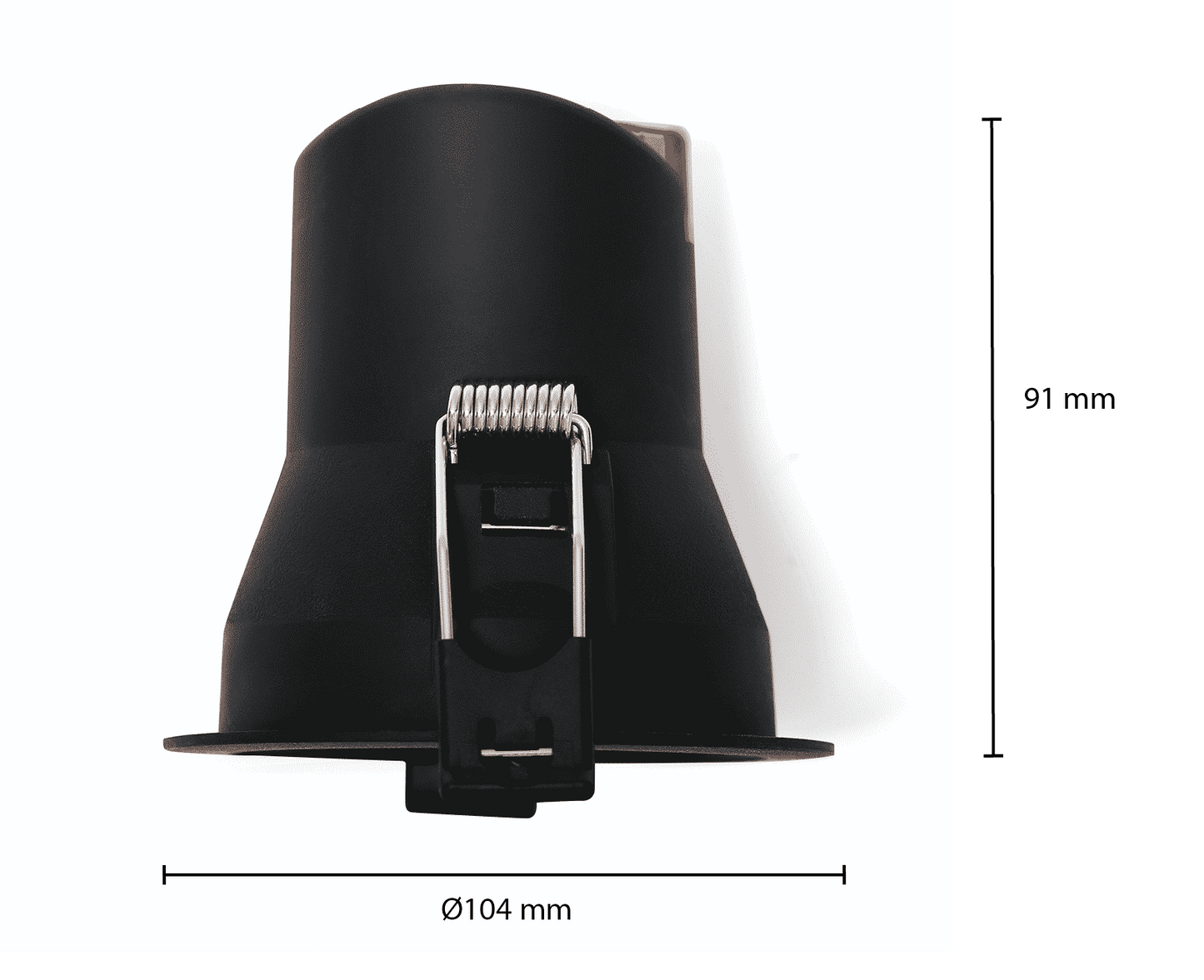 Solano LED-Einbaustrahler 9W CCT dimmbar IP44 schwarz/weiß