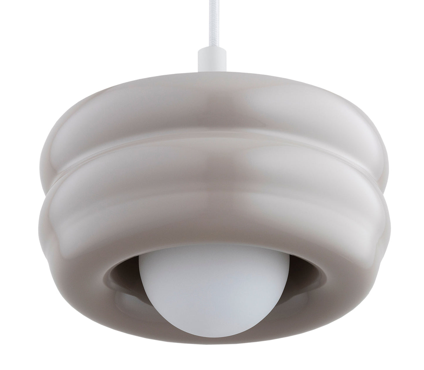 Tevo hanglamp Zandkleur-opaal
