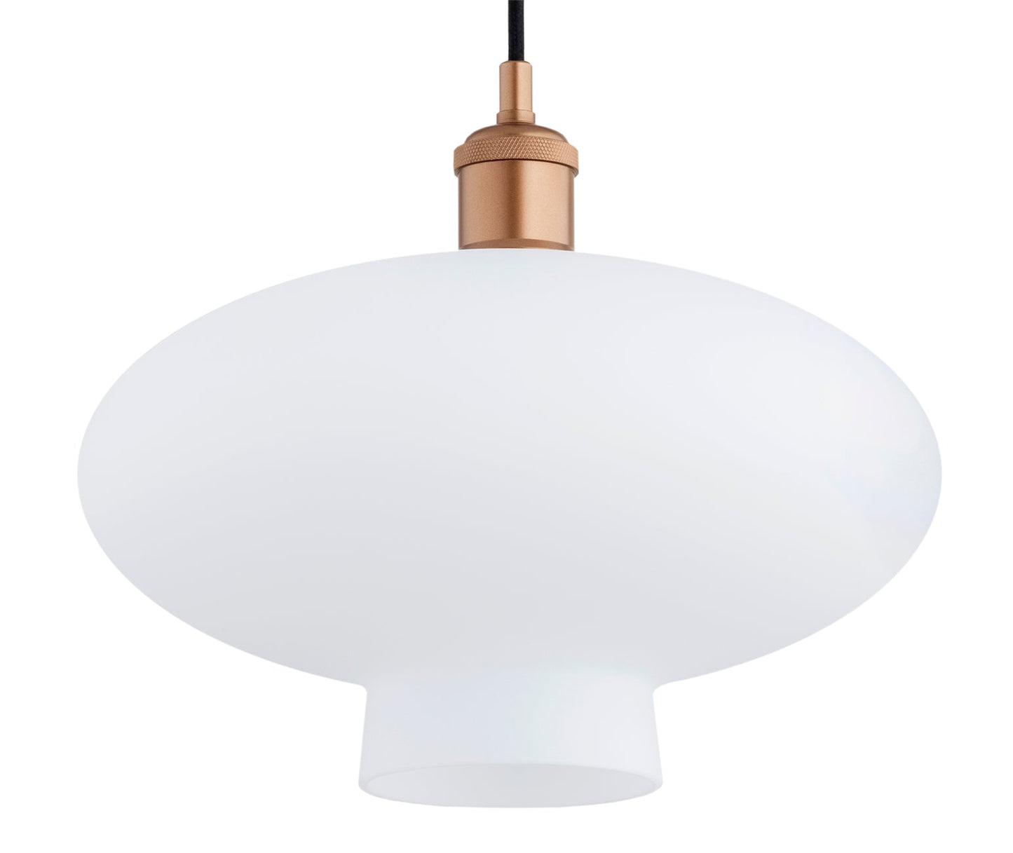 Tresco hanglamp Opaal-koper