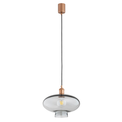 Tresco hanglamp Rookglas-koper