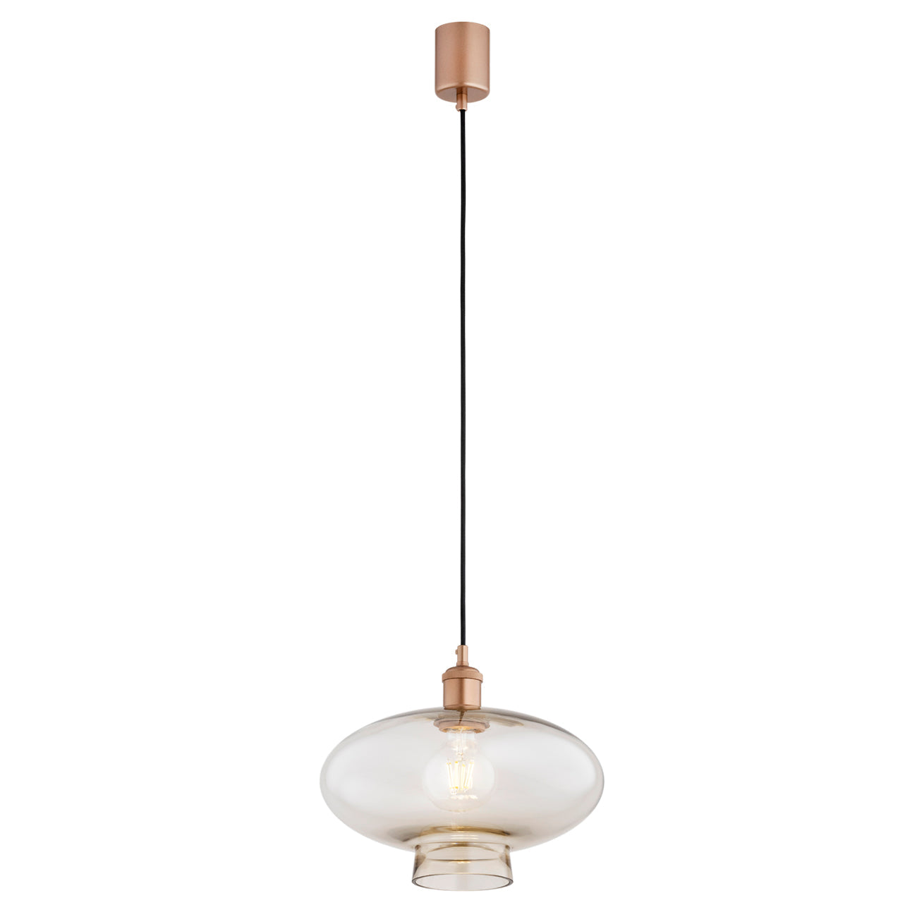 Tresco hanglamp Gerookt champagne