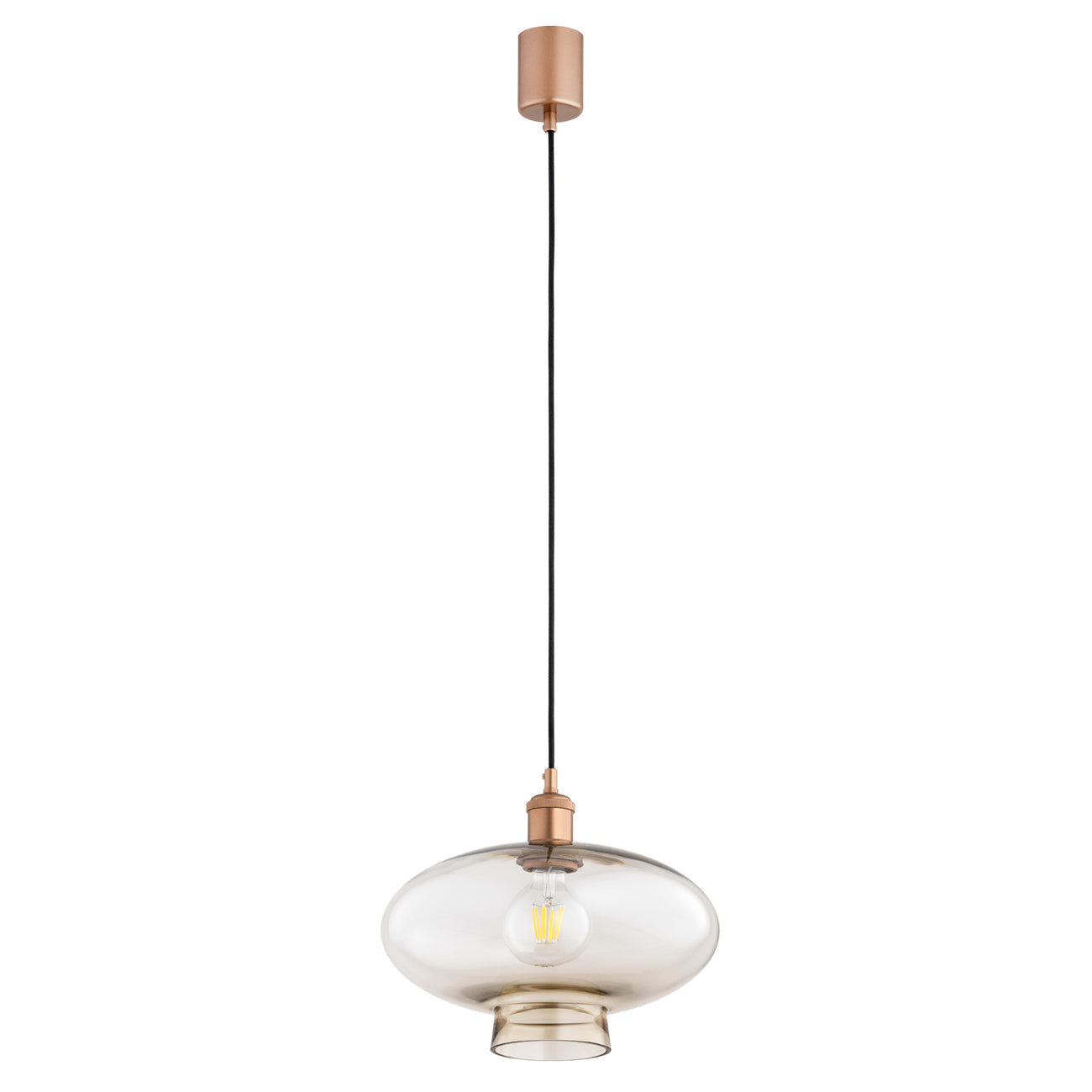 Tresco hanglamp Gerookt champagne