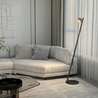 OMEGA vloerlamp LED 146 cm zwart