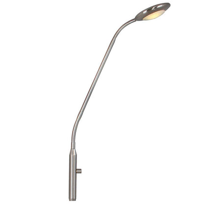 UFO vloerlamp LED 140 cm mat staal of zwart