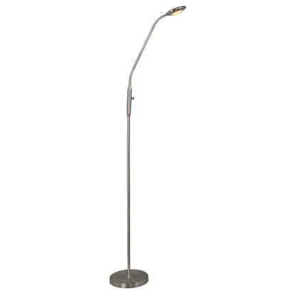 UFO vloerlamp LED 140 cm mat staal of zwart