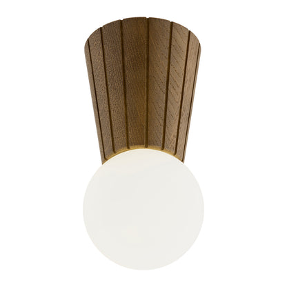 Volante plafondlamp Donker hout