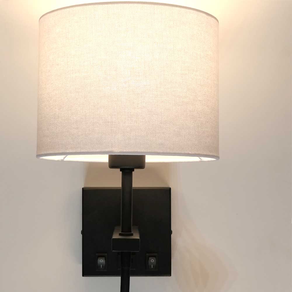 Wandlamp QUAD USB
