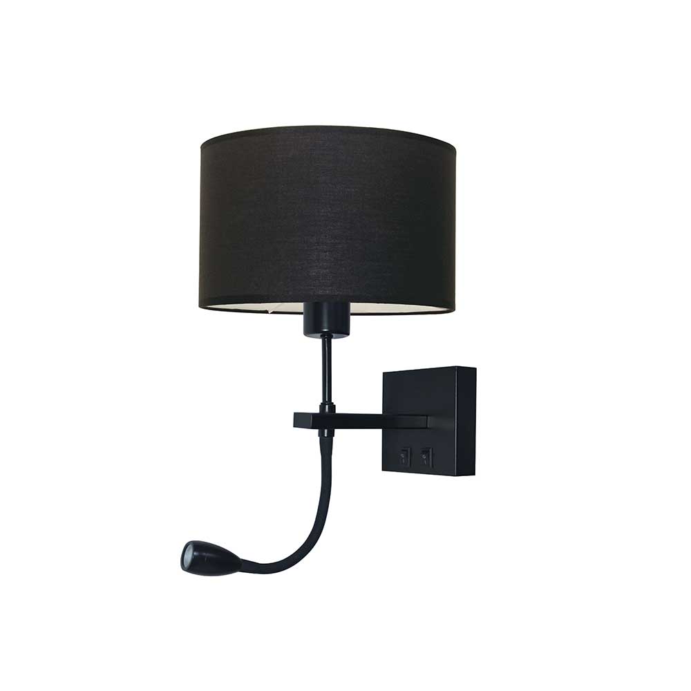 Wandlamp QUAD - Zwart