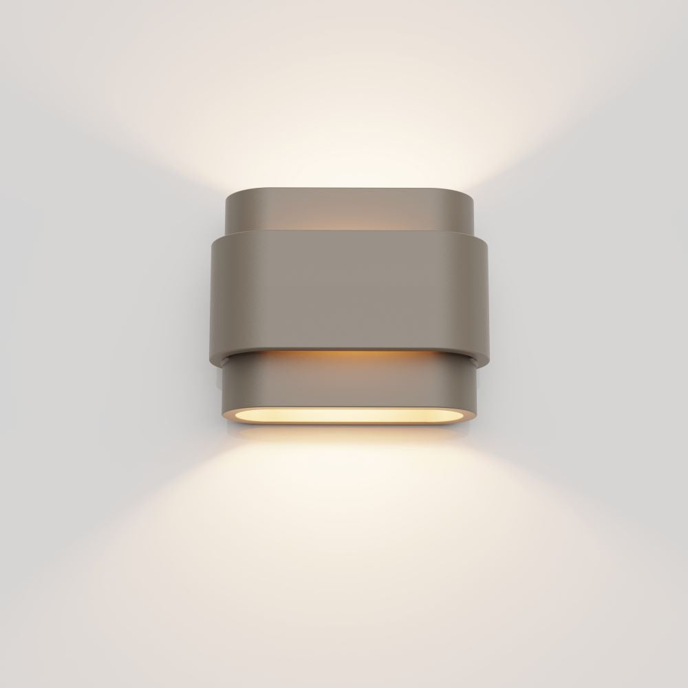 Wandlamp METZ (gips) - Champagne