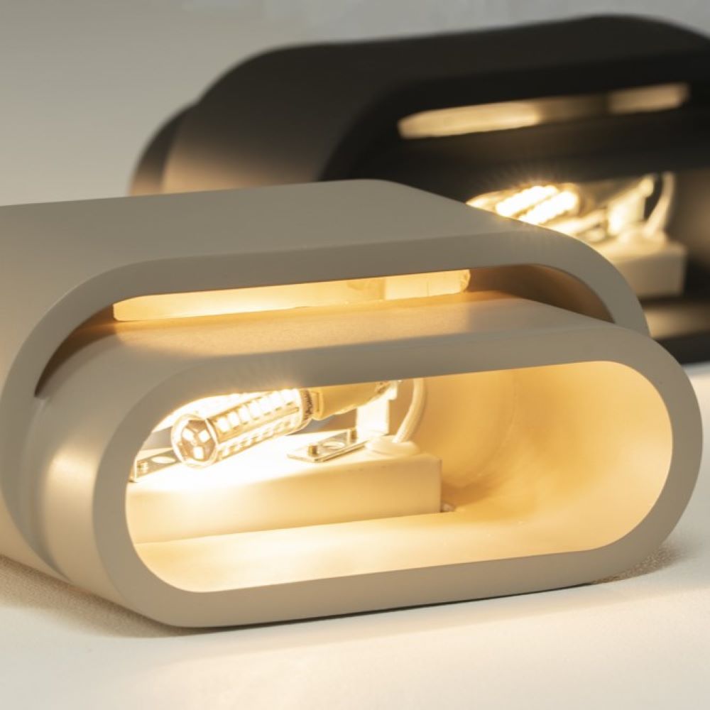 Wandlamp METZ (gips)