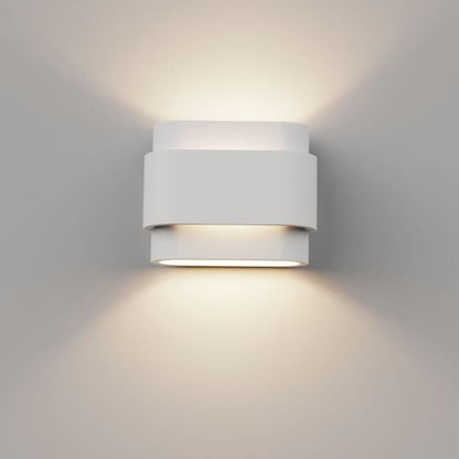 Wandlamp METZ (gips) - Wit