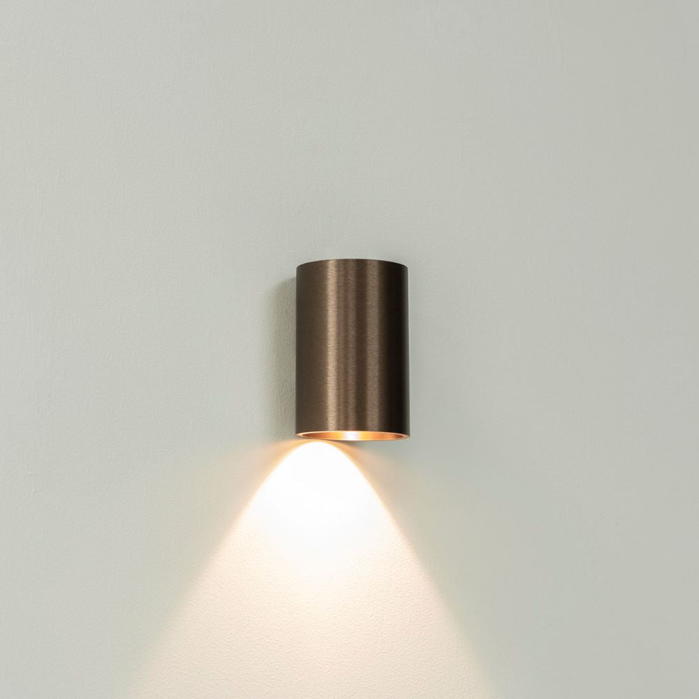 Wandlamp BRODY1 - Brons geborsteld