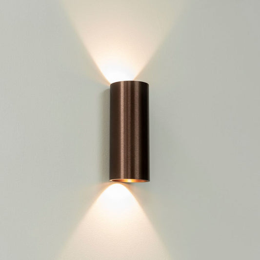 Wandlamp BRODY2 - Brons geborsteld