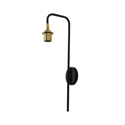 Wandlamp DAJANO - Zwart/goud