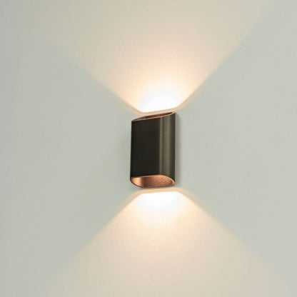 Wandlamp DIAZ-S - Donker brons