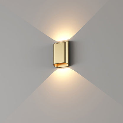 Wandlamp DIAZ-S - Goud geborsteld