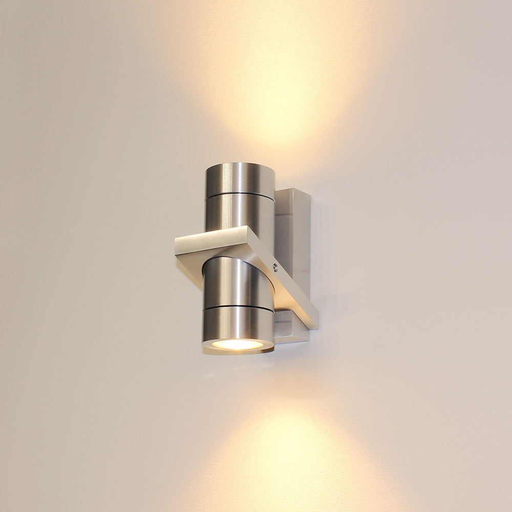 Wandlamp DOUBLE - Aluminium