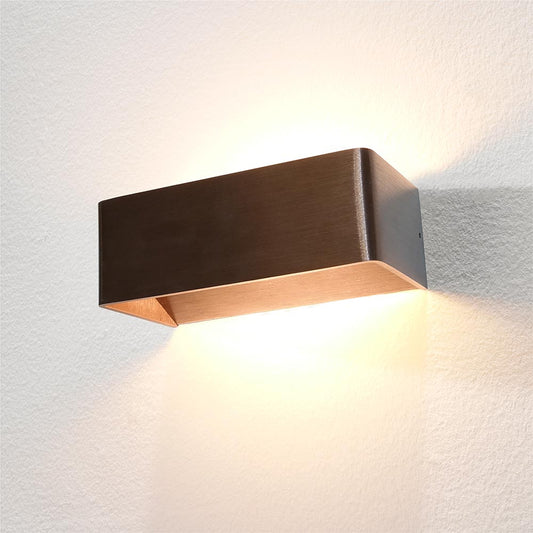 Wandlamp MAINZ - Brons geborsteld