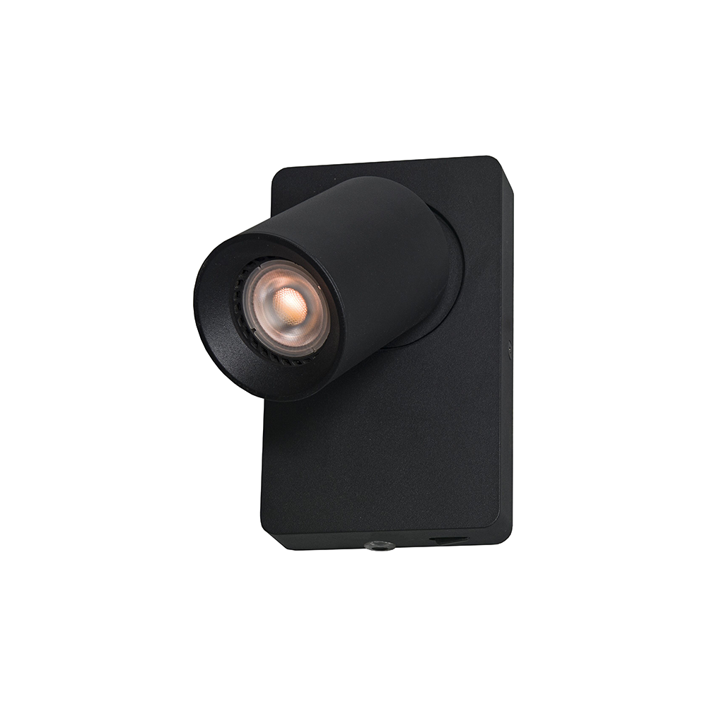 Wandlamp MEGANO - Zwart