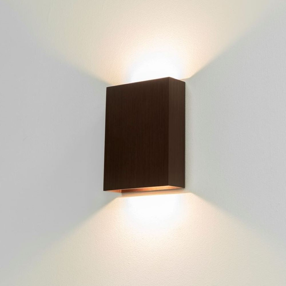 Wandlamp MEMPHIS - Brons geborsteld