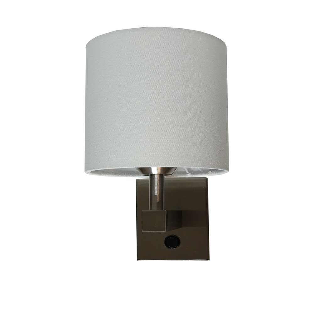Wandlamp LAVOS met schakelaar - Mat staal