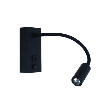 Wandlamp EASY LED USB - Zwart