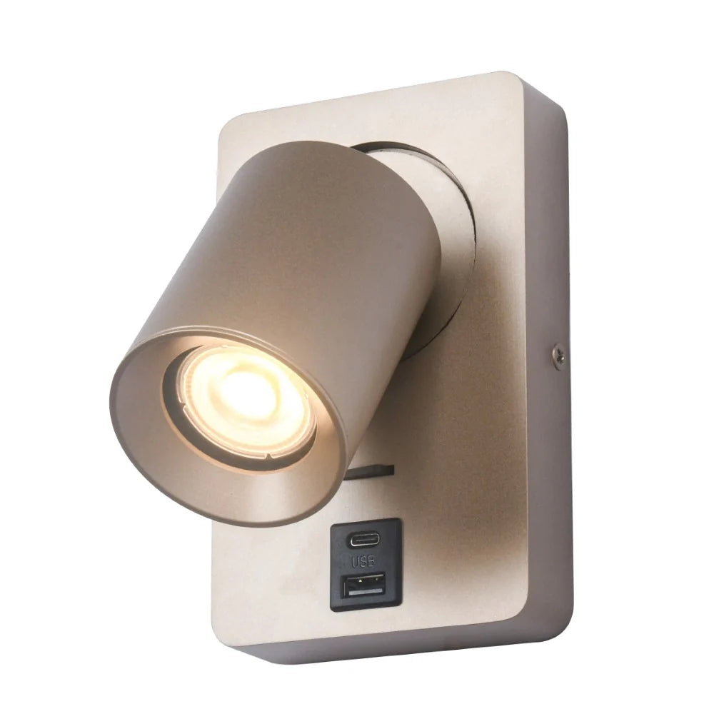 Wandlamp MEGANO USB