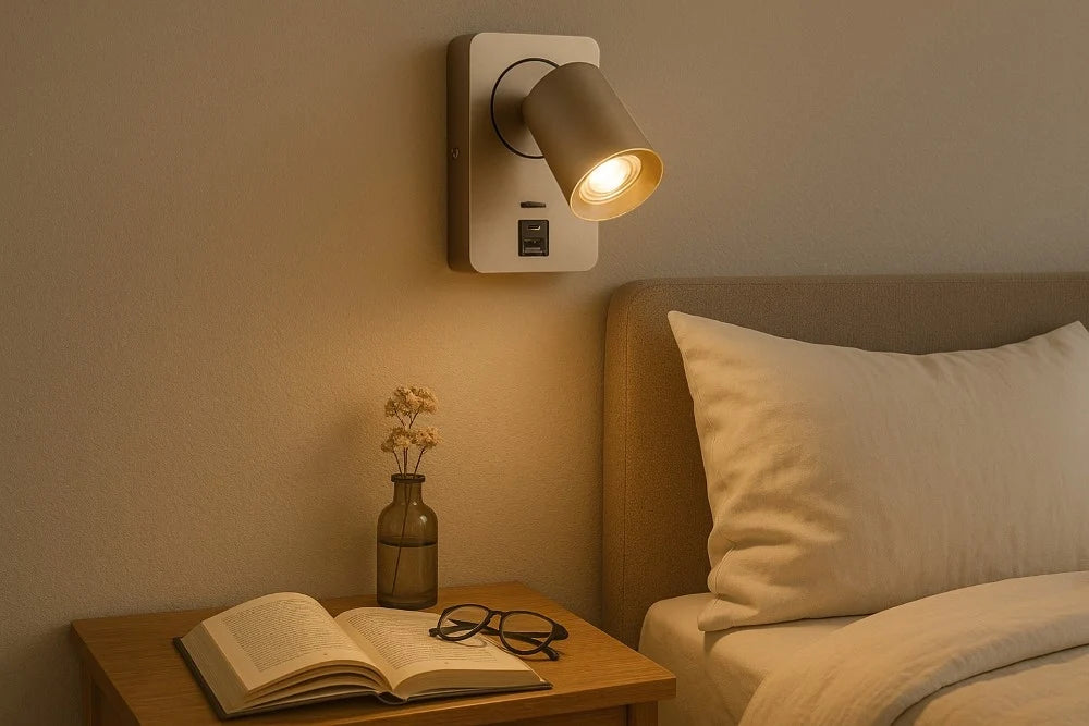 Wandlamp MEGANO USB