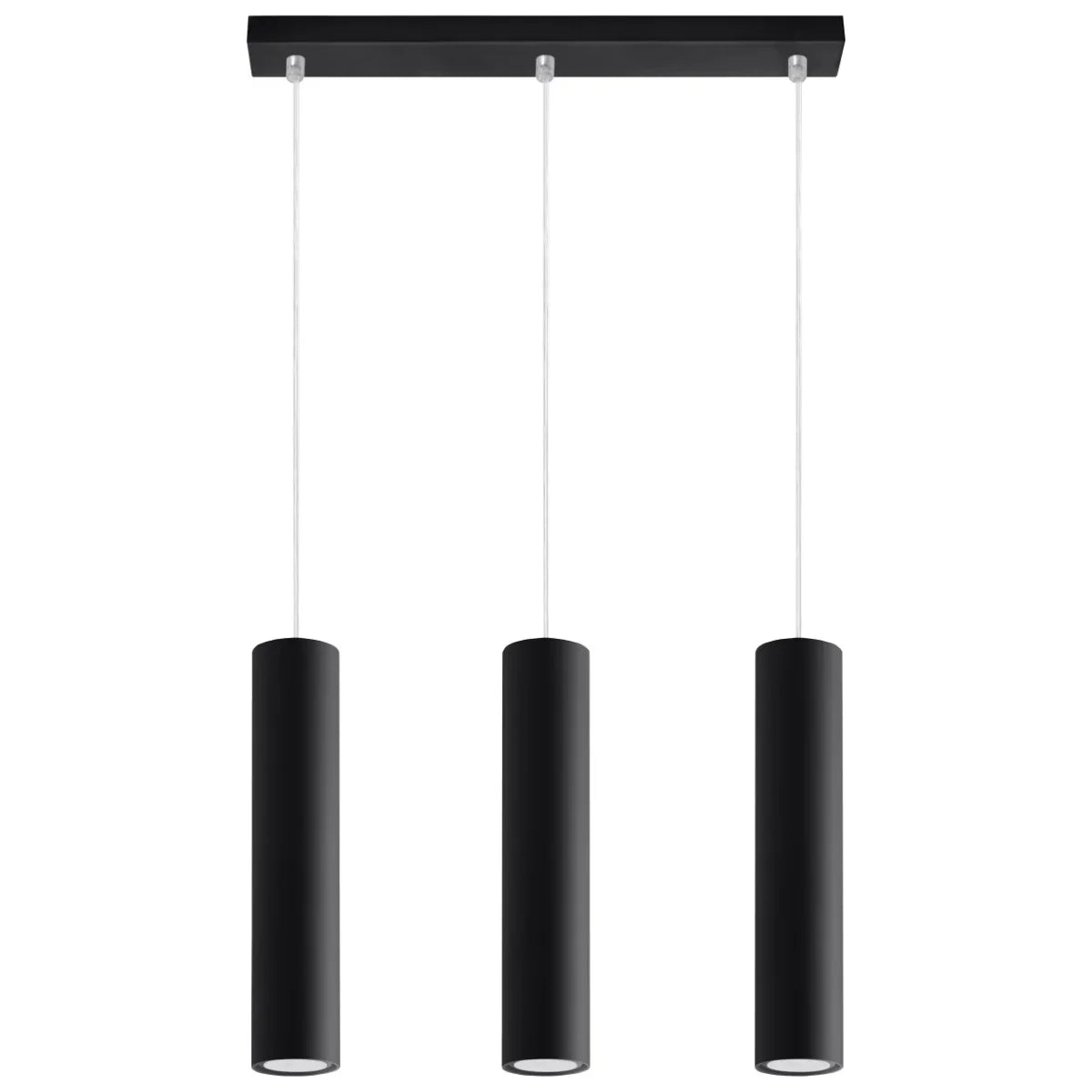 Zenith Trio 45 | 3-flammige Zylinder Hängelampe | 45 cm