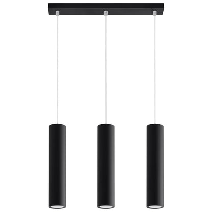 Zenith Trio 45 | 3-flammige Zylinder Hängelampe | 45 cm