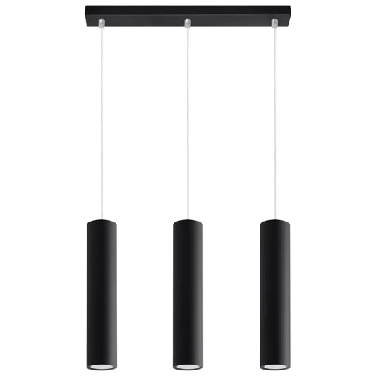 Zenith Trio 45 | 3-flammige Zylinder Hängelampe | 45 cm