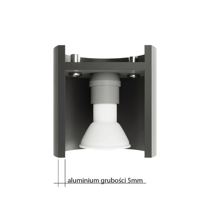 Zyro 2 | 2-flammige runde Deckenleuchte | weiß oder schwarz