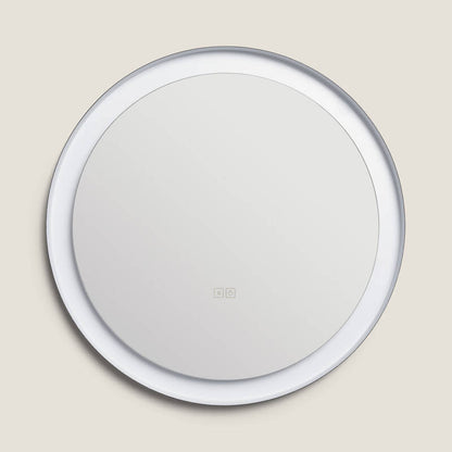 LED spiegel Ø60 cm CCT anticondens zij-aanzicht